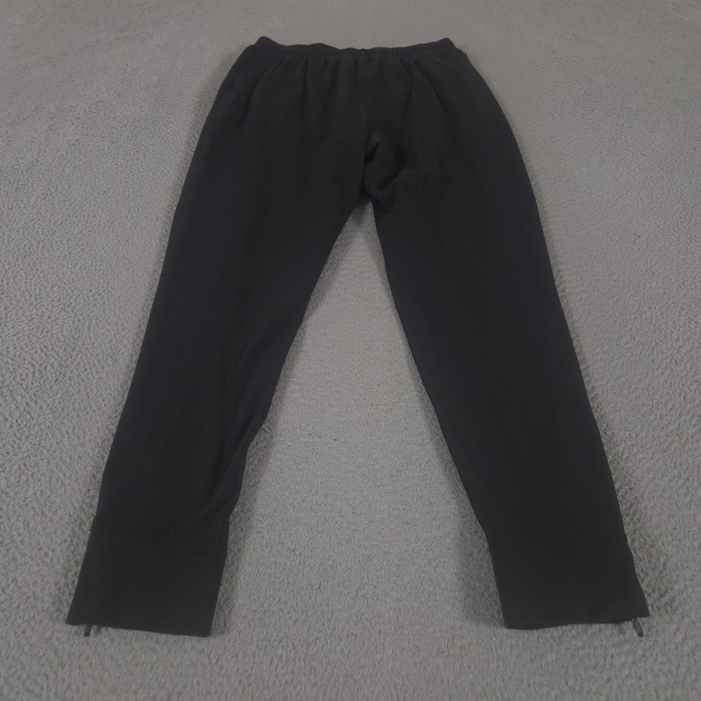 Nike Pants Mens Large Black Dri-FIT Woven Running Track Tapered Leg Zip Ankle - Picture 9 of 10